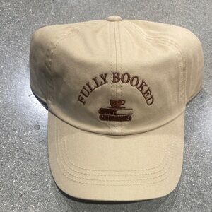 Beige 'Fully Booked' Cap